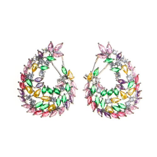 European & American Fashion Tassel Earrings — High‑Sense Exaggerated Luxury Earrings