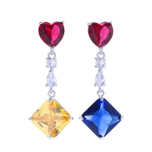 Retro Autumn & Winter Zircon Long Tassel Earrings – High‑End Light Luxury Versatile