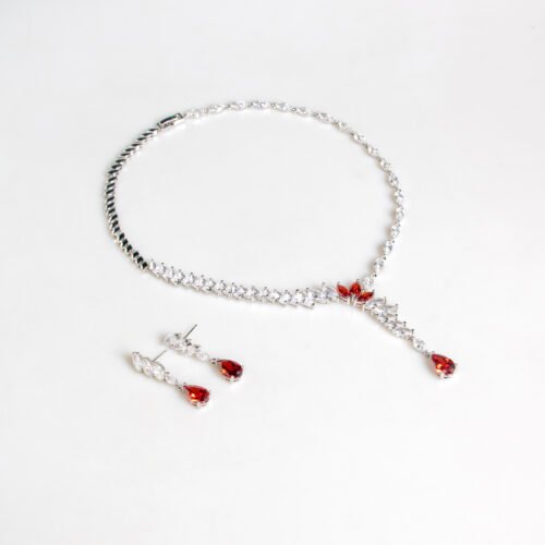 Water-Drop Zircon Necklace – Light-Luxury Bridal Clavicle Jewelry