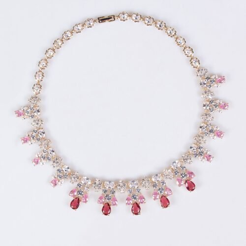 Luxury Large Water Drop AAA Zircon Bridal & Banquet Necklace & Earrings