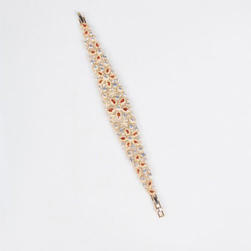 European & American Summer Flower Zircon Bracelet – High‑End Niche Cold Fashion Women