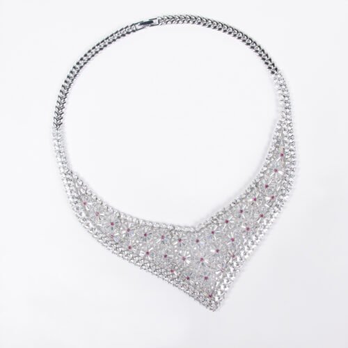 Floral Wheat Necklace & Earrings Set – Simple Fashion Jewelry for Wedding & Banquet