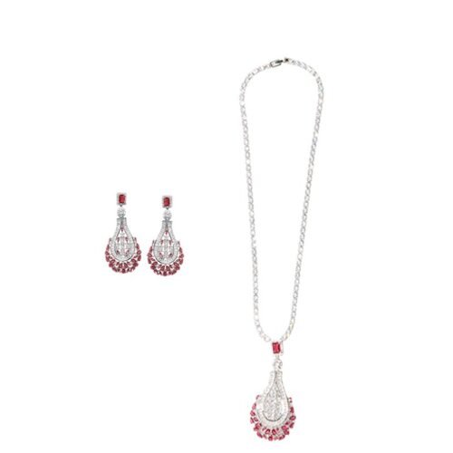 European & American Bride Zircon Necklace & Earrings Set – High‑End Fashion Jewelry