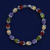 Multicolor Crystal Tennis Bracelet