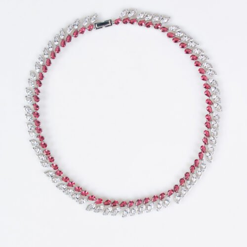 Style Women’s Copper Inlaid Zircon Necklace – Simple Fashion