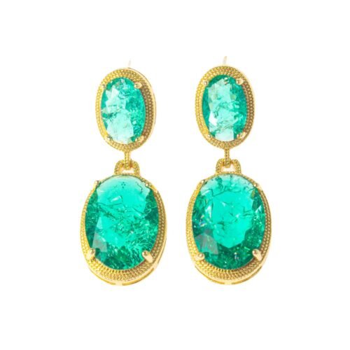 European & American Retro Medieval Tassel Earrings – Elegant Long Drop Statement Jewelry