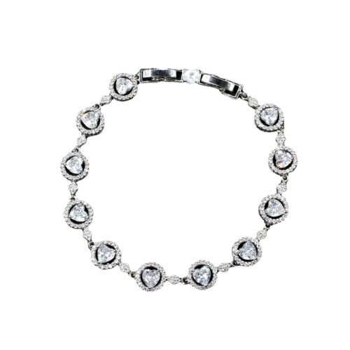 European & American High‑End 925 Silver Crown Heart Necklace & Earrings Set