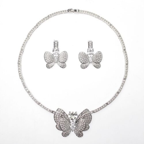 INS Trend Butterfly Zircon Necklace – Light Luxury Women’s Jewelry