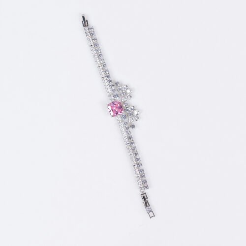 European & American Full‑Zircon Adjustable Bracelet – Light‑Luxury High‑End Fashion Jewelry